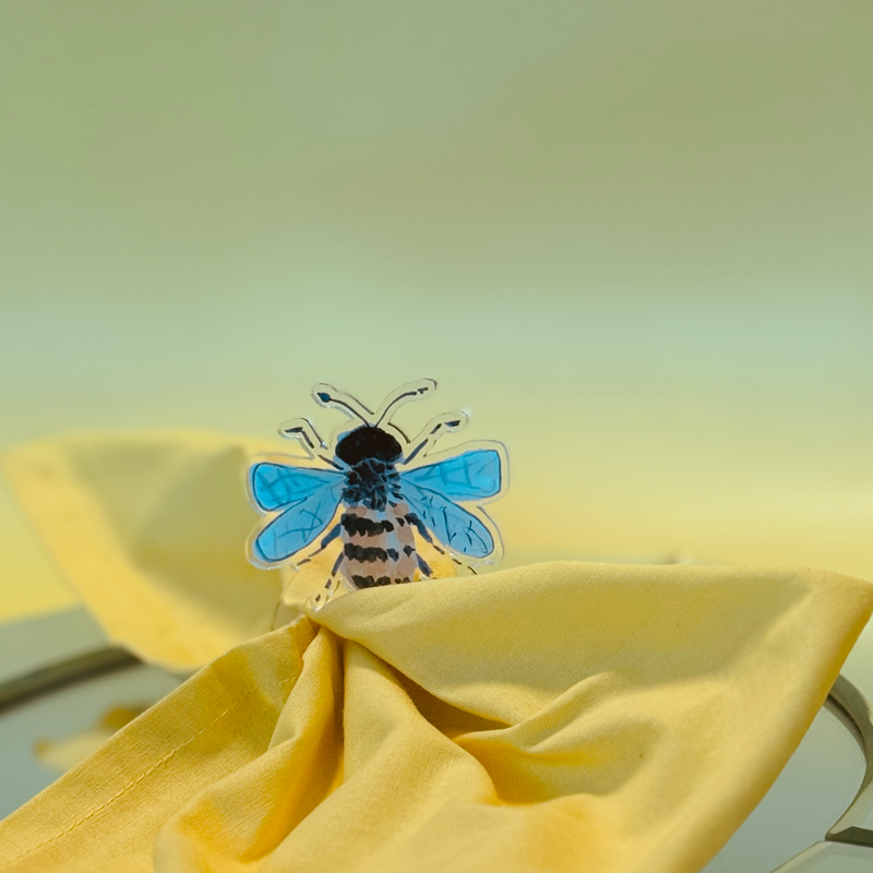 AS X EVELYN HENSON BUZZ BUZZ ACRYLIC NAPKIN RINGS