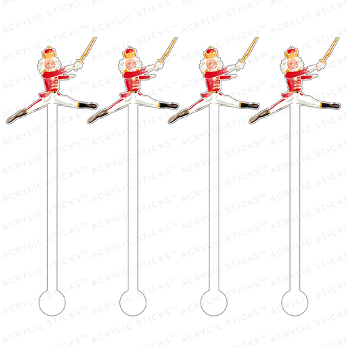 AS X SIMPLY JESSICA MARIE DANCING NUTCRACKER ACRYLIC STIR STICKS