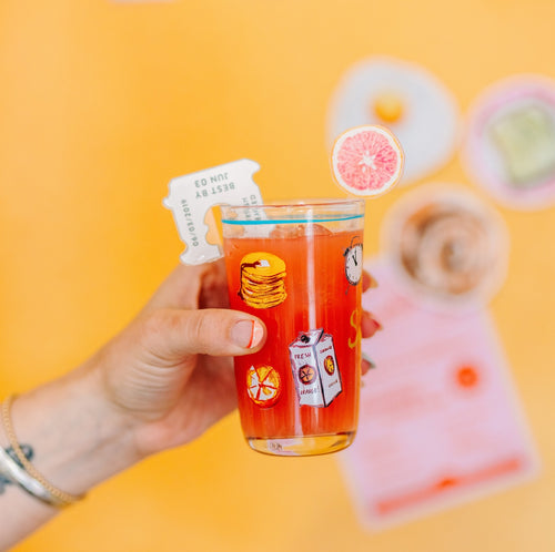 SMILEY FACE ACRYLIC DRINK CLIPS