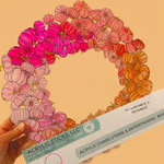 OMBRE WREATH GOURD ACRYLIC CHARCUTERIE BOARD