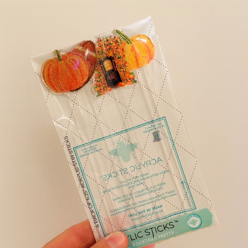 FALL IS CALLING ACRYLIC STIR STICKS COMBO