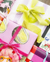 TENNIS BALL ACRYLIC GIFT TAG