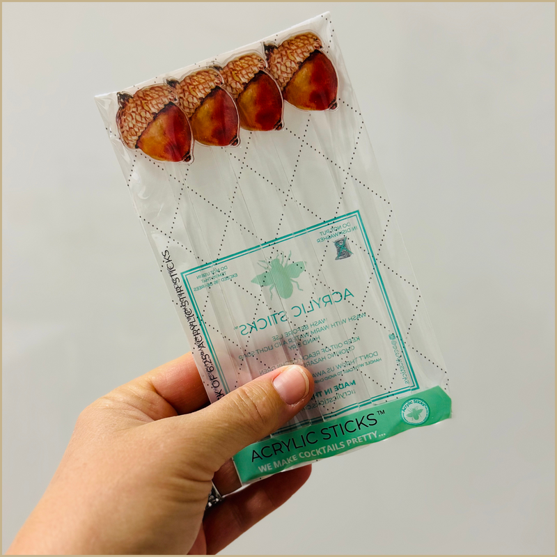 OAKNUT ACRYLIC STIR STICKS
