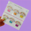 HAPPY BIRTHDAY SPRINKLE CUPCAKE ACRYLIC DRINK CLIP COMBO