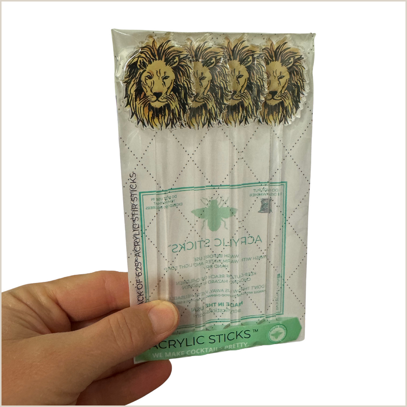 LION ACRYLIC STIR STICKS