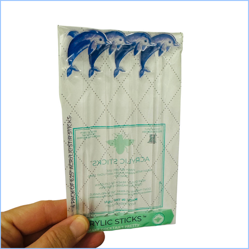 DOLPHIN ACRYLIC STIR STICKS