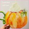 FALL PUMPKIN-CCINO ACRYLIC CHARCUTERIE & SNACK BOARD