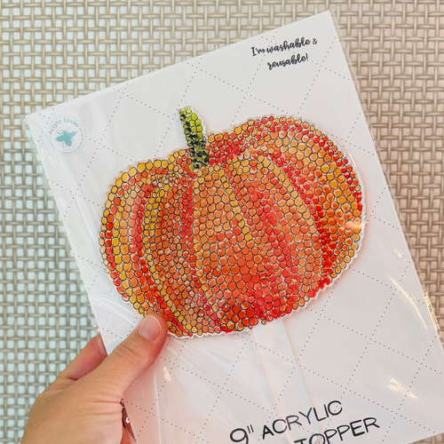 CINDERELLA GOURD SIGNATURE STYLE SERIES ACRYLIC CAKE TOPPER