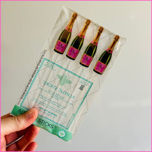 CHAMPAGNE ACRYLIC STIR STICKS
