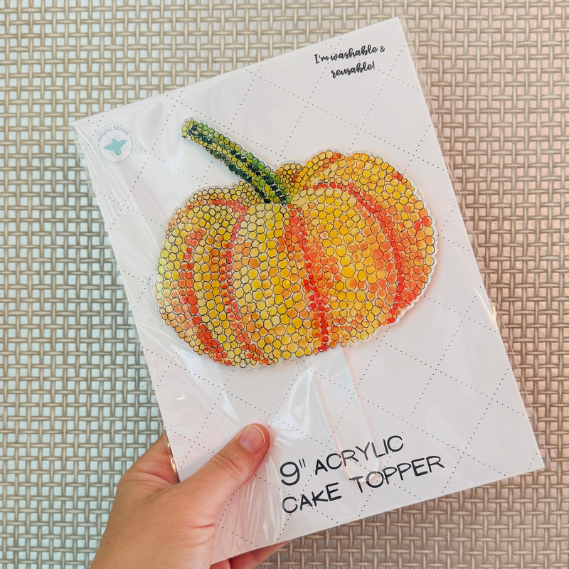DECORATIVE GOURD SIGNATURE STYLE SERIES ACRYLIC CAKE TOPPER