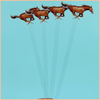 MUSTANG ACRYLIC STIR STICKS