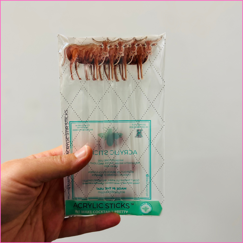AS X EVELYN HENSON NO BULL ACRYLIC STIR STICKS