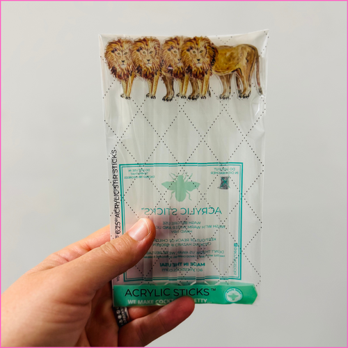 AS X EVELYN HENSON LION VIBES ACRYLIC STIR STICKS