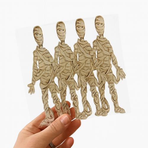 MUMMY TOP-TO-BOTTOM ACRYLIC STIR STICKS