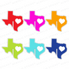 FOR THE LOVE OF TEXAS ACRYLIC DRINK CLIP COMBO