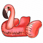 FLAMINGO FLOATY ACRYLIC CHARCUTERIE & SNACK BOARD