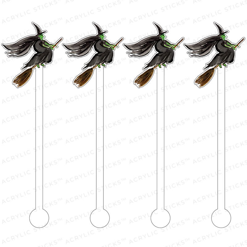 WICKED WITCH ACRYLIC STIR STICKS