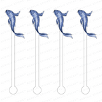BLUE KOI ACRYLIC STIR STICKS