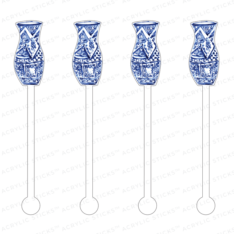 MARIA GINGER JAR ACRYLIC STIR STICKS