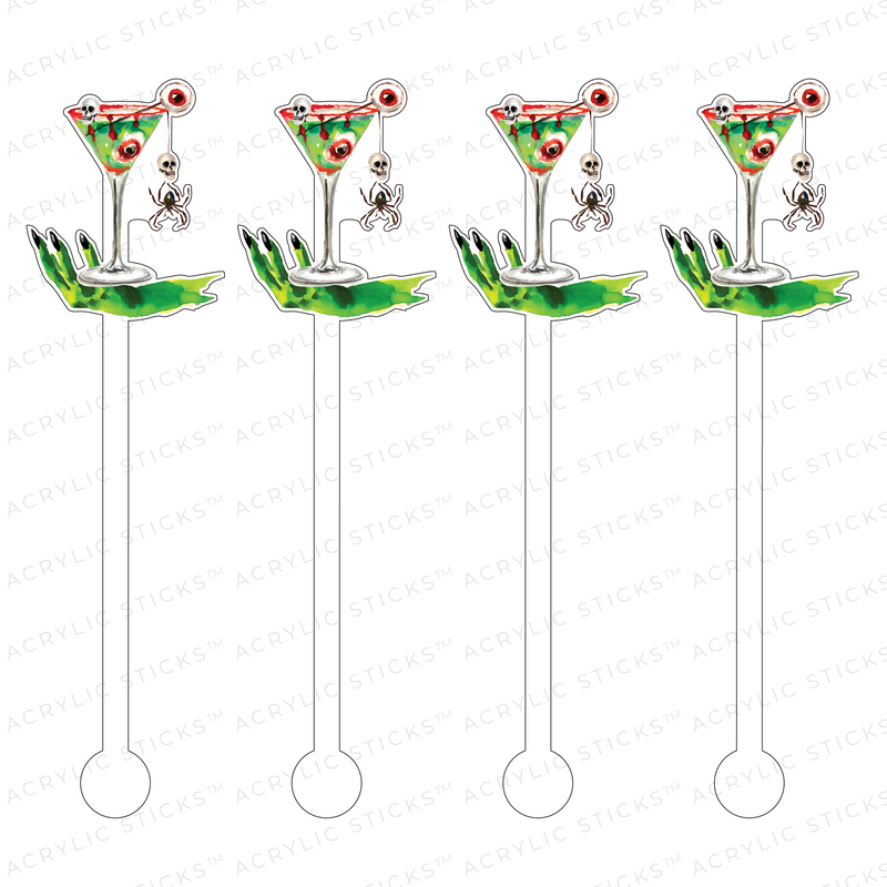 WITCH COCKTAIL ACRYLIC STIR STICKS