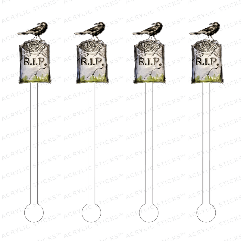 HEADSTONE ACYRLIC STIR STICKS