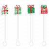 CHRISTMAS PRESENTS ACRYLIC STIR STICKS COMBO