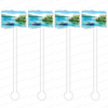 LAKE SCENE ACRYLIC STIR STICKS