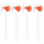 SHRIMP ACRYLIC STIR STICKS