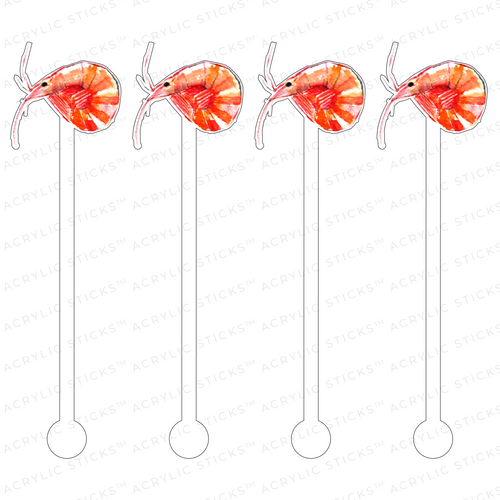 SHRIMP ACRYLIC STIR STICKS