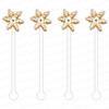 SNOWFLAKE SUGAR COOKIE ACRYLIC STIR STICKS