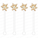 SNOWFLAKE SUGAR COOKIE ACRYLIC STIR STICKS