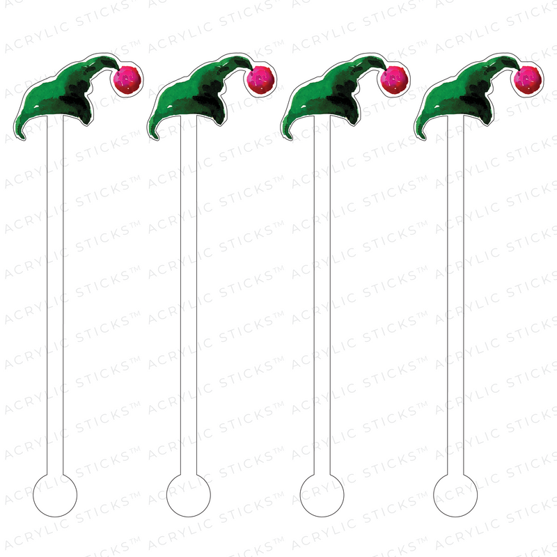 ELF HAT ACRYLIC STIR STICKS