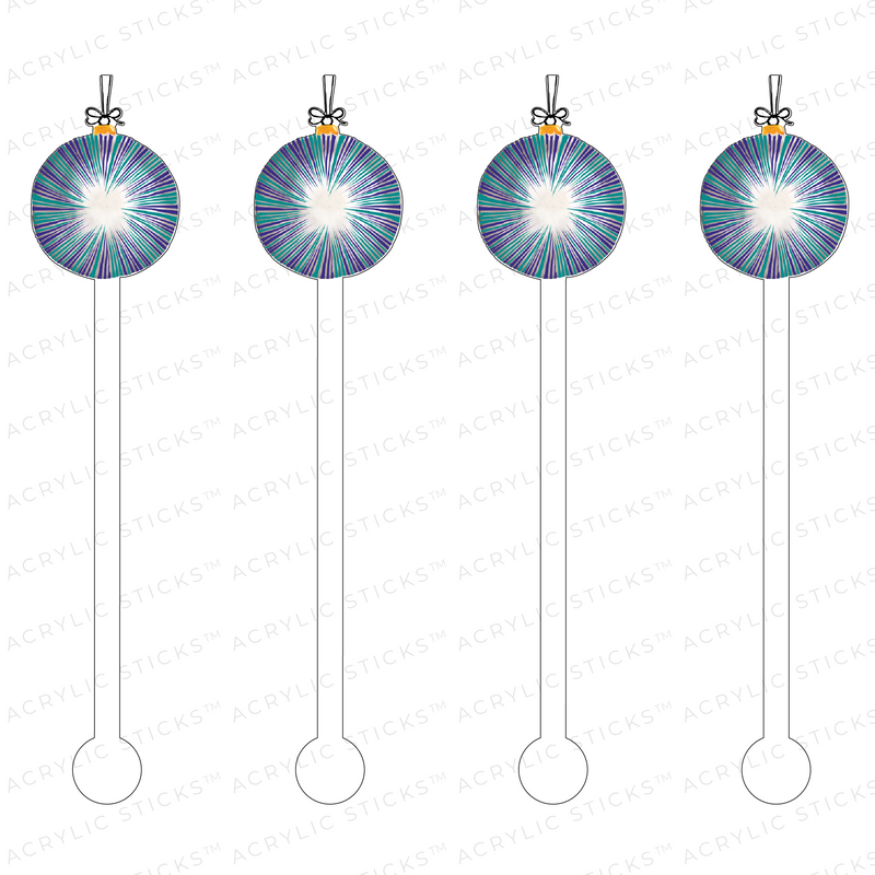 SUNBURST ORNAMENT ACRYLIC STIR STICKS