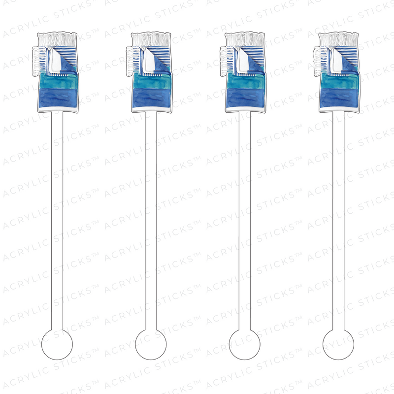 TURKISH TOWEL ACRYLIC STIR STICKS
