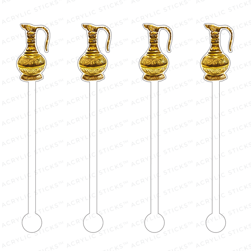 OIL PITCHER ACRYLIC STIR STICKS