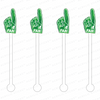#1 FAN FOAM FINGER ACRYLIC STIR STICKS (13 COLORWAY OPTIONS)