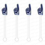 #1 FAN FOAM FINGER ACRYLIC STIR STICKS (13 COLORWAY OPTIONS)