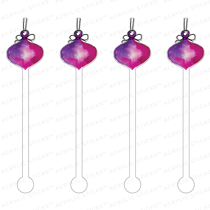 JEWELS ORNAMENT ACRYLIC STIR STICKS