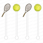 TENNIS ACRYLIC STIR STICKS COMBO