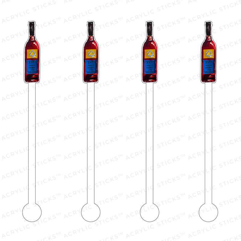 WINE ACRYLIC STIR STICKS