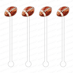 FOOTBALL ACRYLIC STIR STICKS