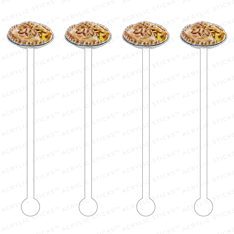 APPLE PIE ACRYLIC STIR STICKS