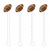 VINTAGE FOOTBALL ACRYLIC STIR STICKS
