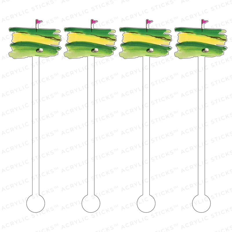 HOLE IN ONE ACRYLIC STIR STICKS