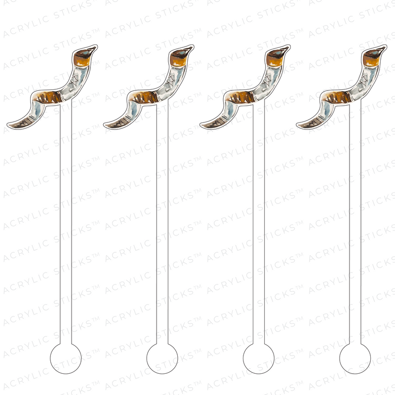 SHOFAR ACRYLIC STIR STICKS