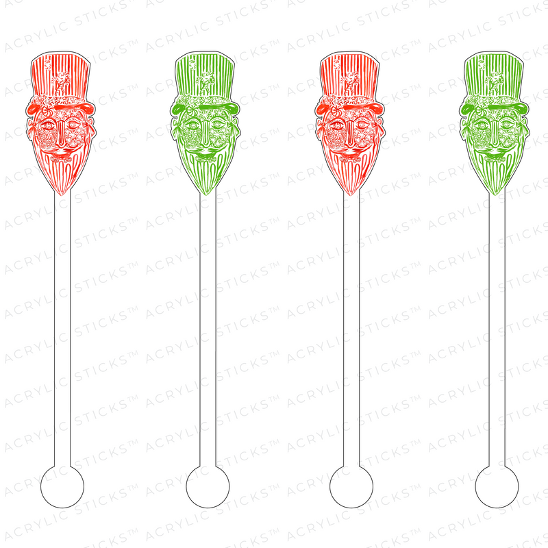 MR. PEPPERMINT ACRYLIC STIR STICKS COMBO