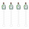 AS X EVELYN HENSON TOSS ME THE TEQUILA ACRYLIC STIR STICKS