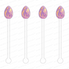 EASTER EGGS ACRYLIC STIR STICKS: 5 STYLES