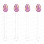 EASTER EGGS ACRYLIC STIR STICKS: 5 STYLES