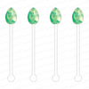 EASTER EGGS ACRYLIC STIR STICKS: 5 STYLES
